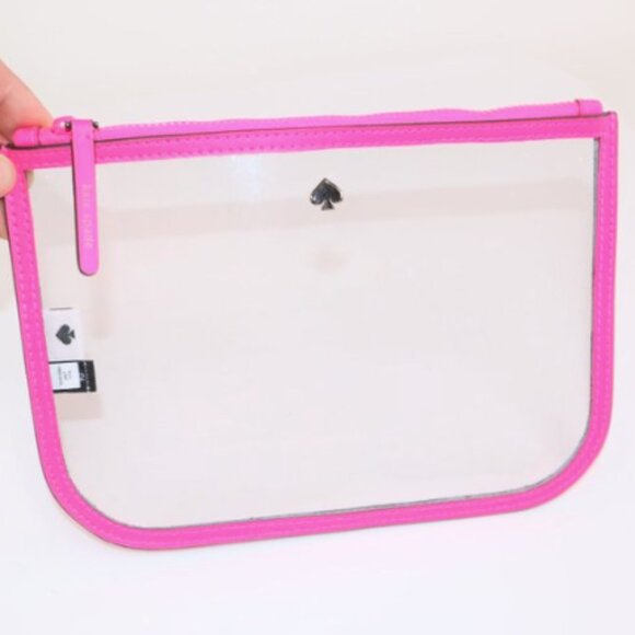 kate spade Handbags - NWT - Kate Spade Jae Slim Cosmetic Pouch Transparent/Clear Makeup Bag